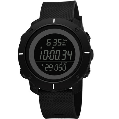 

Sports step fashion mens watch LED electronic watch student sports time record digital electronic watch