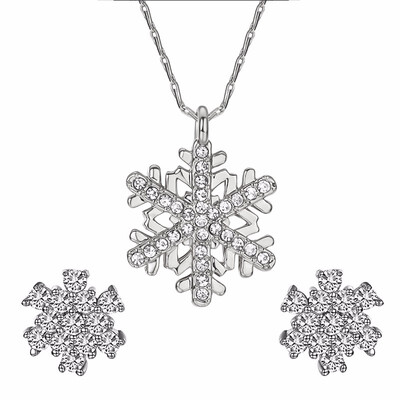 

Yoursfs® Rose Gold Plated Cubic Zirconia Bridal Wedding Necklace&Earring Set