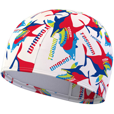 

TOSWIM TOSWIM Swimming Cap Men&Women Long Hair Comfortable Swim Cap Genuine Fashion Ear Elite Adult Swimming Cap Dream Shark TS514002