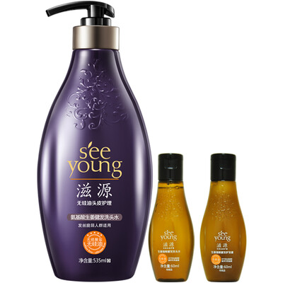 

Ziyeon SEEYUONG Amino Acid Ginger Hair Shampoo 3pcs Shampoo 535ml Shampoo 60ml Haircare 60ml