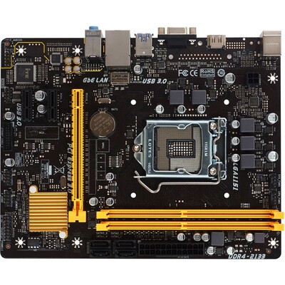 

Материнская плата BIOSTAR H110MH PRO D4 ((Intel H110 / LGA 1151)