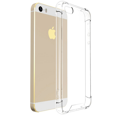 

BIAZE Apple 5S / SE / 5 phone case iPhone5S / SE / 5 protective cover all-inclusive anti-drop shell ice series JK108-transparent white