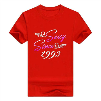 

25th Birthday Gifts idea Sexy Since 1993 25 Years Old Men Tshirt