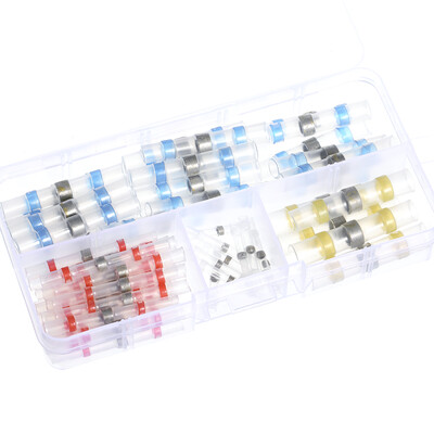 

500PCS Shrinkage Solder Sleeve Heat Shrink Tube Butt Terminal Wire Splice Connector H500-1