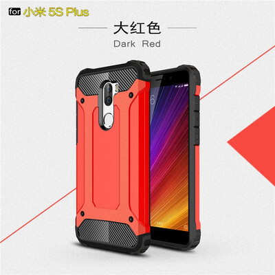 

Fivice Xiaomi MI 5S plus case Luxury Silicone Diamond Armor PC Hard Shell Phone Case