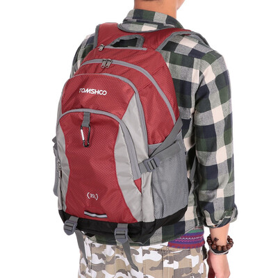 

TOMSHOO 35L Outdoor Sport scratch-resistant backpack Nylon Pack Travel Bag for daily use