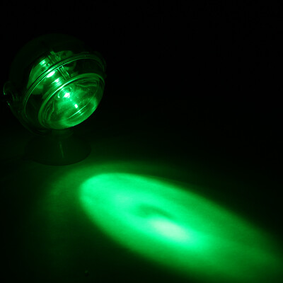 

Aquarium Waterproof LED Spotlight Submersible Light Convex Lens Design with Suction Cup Fish Tank Decorative Light Color Changing