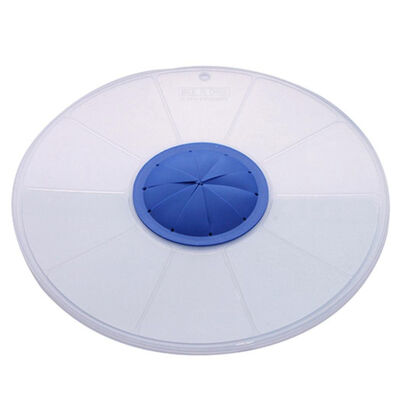 

UpperX Silicone Splatter Screen Baking Mixing Bowl Guard Covers Pots Shields From Splatter Sprays Avoids SpillRandom Color