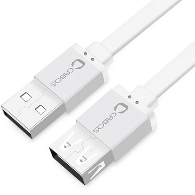 

Ferguson cabos F07208 USB extension line male to female computer ubs lengthening line U disk mouse keyboard USB data extension line USB data lengthening line 15M silver white line