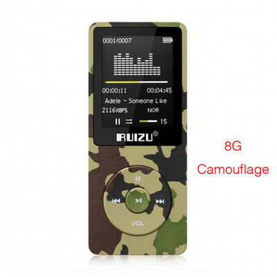 

100 original English version Ultrathin MP3 Player with 8GB storage&18 Inch Screen can play 80h Original RUIZU X02