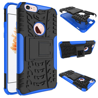 

Fivice iPhone 66S Case TPU anti-fall tire pattern back clip bracket phone case