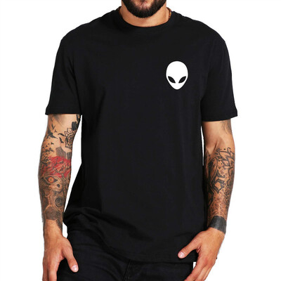 

Alien T Shirt Funny Humor Ready for Aliens Print Men T-Shirt Cotton Streetwear