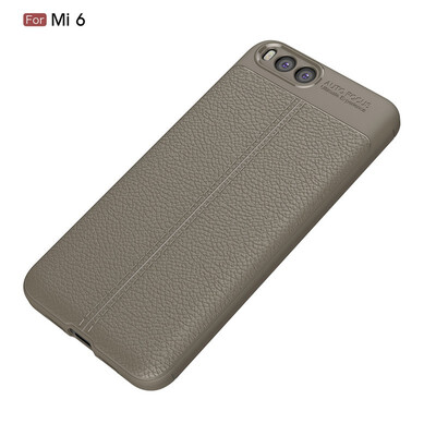 

Fivice Xiaomi MI 6 case Luxury leather TPU silicone anti-fall soft shell phone case