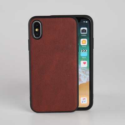 

Phone Cases For iPhone X Xs Max Cover PU Leather Frabic Texture TPU Silicone Case For iPhone 6 6S 7 8 Plus Shell
