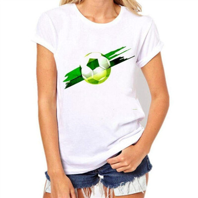 

2018 Flag World Cup Men Tees Shirt Football Print Short T Shirt Blouse