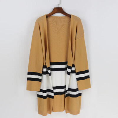 

Womens Ladies Long Sleeve Knitted Cardigan Outwear Coat Top Causal BOHO Blouse