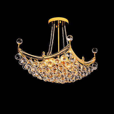

Designer Circular Dining-Room Crystal Droplight Sitting Room Porch Corridor Balcony Small Droplight Hallway Clothing Sto