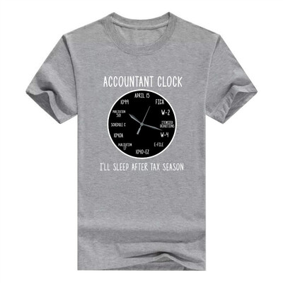 

Accountant Gifts Accountant Clock CPA Gift Young Mens T-Shirt
