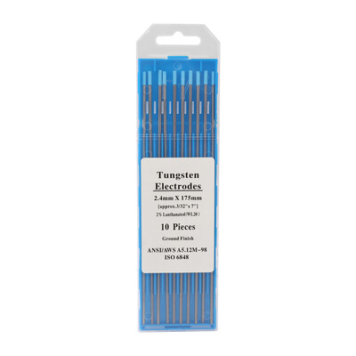 

10pcs Fine Quality Blue Top Lanthanated Tungsten Electrodes Tungsten Rod Welding Accessories