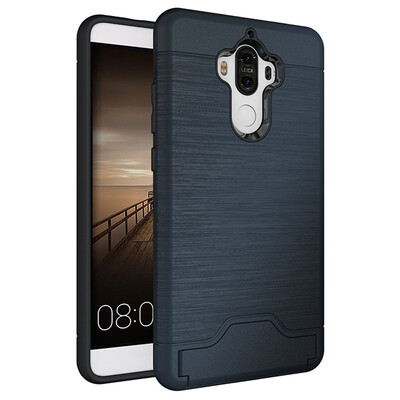 

Fivice Huawei mate9 Case TPU all-inclusive anti-drop brushed card with bracket mobile phone case