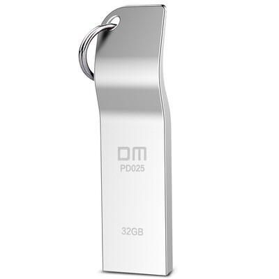 

DM PD025 (маленький Wu) металл ультратонкий водонепроницаемый U диск 32G (серебристый)