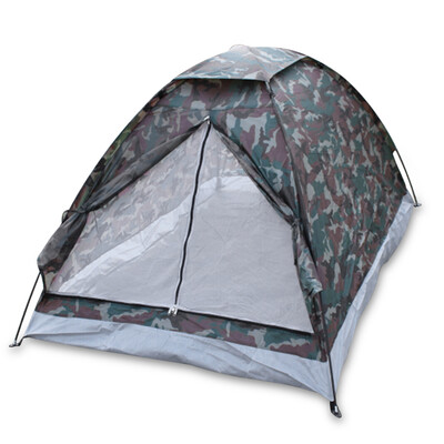 

TOMSHOO Camping Tent for 2 Person Single Layer Outdoor Portable Camouflage