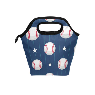 

Lunch Bag Tote Bag Star Baseball Travel Picnic Organizer Lunch Holder Handbags Lunch Bag Box