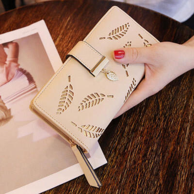 

Girl Women Lady PU Leather Clutch Wallet Long Card Holder Purse Box Handbag Bag