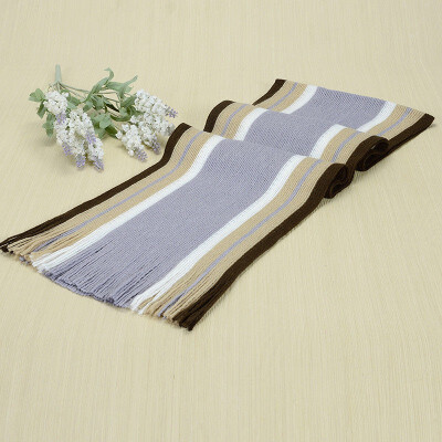 

Hot Mens Cashmere Scarf Winter Warm Soft Fringe Striped Tassel Long Shawl Wrap Y