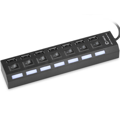 

Ferguson (cabos) computer usb splitter a trailer usp notebook multi-interface expander hub conversion hub no power black