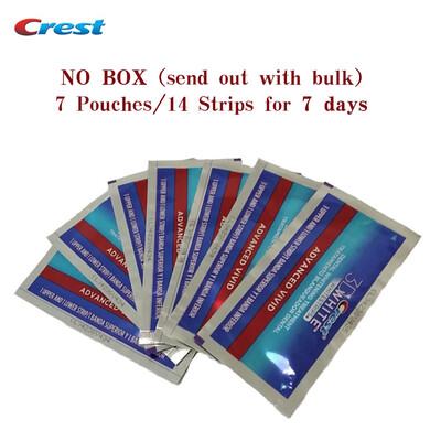 

Crest 3D White LUXE Whitestrips Advanced Vivid Teeth Whitening Strips Oral Hygiene Dental White
