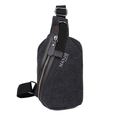 

Casual Chest Bag Men Canvas Small Crossbody Bag Male Luxury Quality Travel Pack Single Shoulder Bags Man Military Messenger Bag