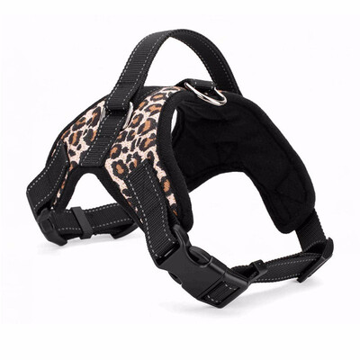 

Dog Harness Leash Set Heavy Duty Denim Dog Leash Collar