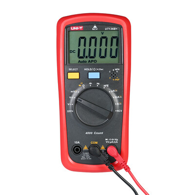 

UNI-T UT136B LCD Digital Multimeter DCAC Voltage Current Meter NCV Capacitance Resistance Diode Tester Voltmeter Ammeter