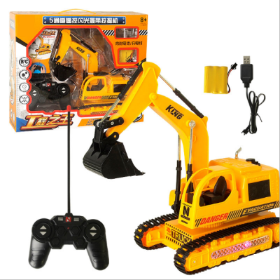 

Wireless Remote Control Electric Excavator Toy