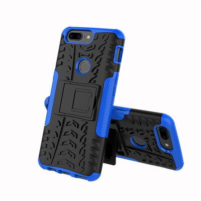 

Fivice One Plus 5T Case TPU anti-fall tire pattern back clip bracket phone case