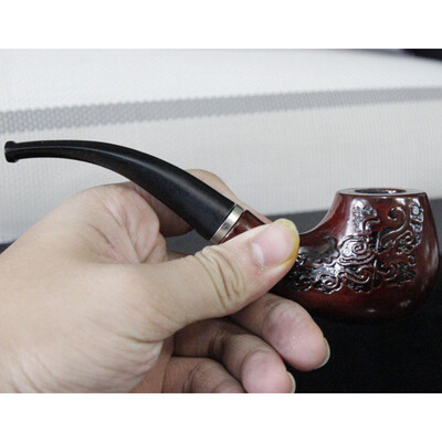 

MyMei Durable Tobacco Pipe Wooden Pipe Filter Pipe Cigarette NEW