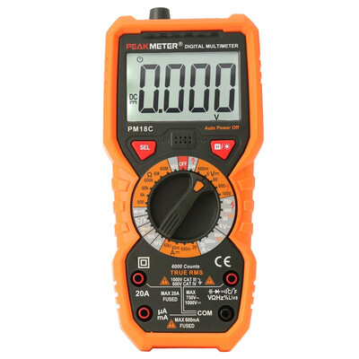 

Peakmeter pm18c мультиметр Цифровой мультиметры тестер profissional напряжения Емкость Частота Температура hfe НТС линии тестер