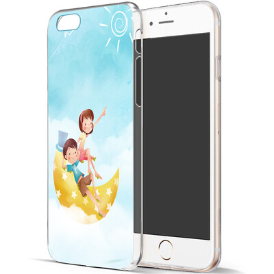 

Mei Yi iPhone 6 / 6s phone shell / protective cover Apple 6S phone shell then young series hug the sun's moon 4.7 inches