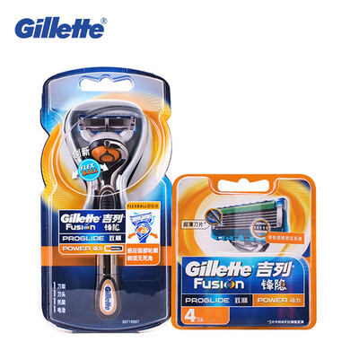 

Genuine Gillette Fusion Proglide Power Flexball Shaving Razor Blades For Men 1 Holder5 blads Brand Electric Shaver GLZ515ZSD