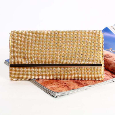 

Womens Diamond Evening Bag with Chain