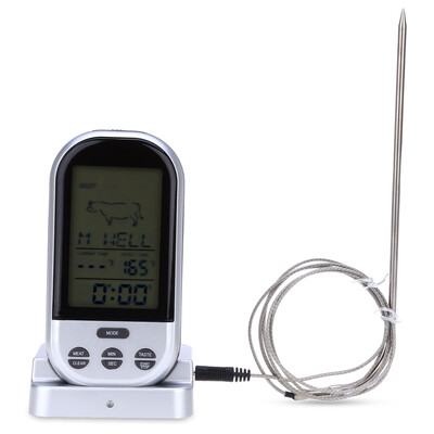 

TS-BN52 Digital Wireless Remote Kitchen Oven Food Cooking Grill Smoker Meat Thermometer with Sensor Probe