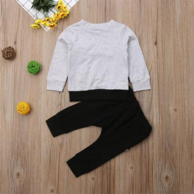 

Infant Toddler Baby Girl Clothes Set Tops T Shirt Legging Pants Cartoon Outfits