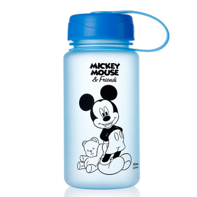 

Jingdong Supermarket] Disney (Disney) children cups plastic straight drinking kettle leaky youth water bottle baby baby cup baby drink cup 5240 blue Mickey abstract