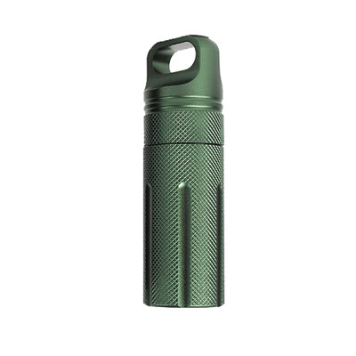 

Super Strong Metal CNC Outdoor Waterproof Emergency First Aid Survival Pill Bottle Camping EDC Medicine Box