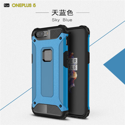 

Fivice Oneplus5 case Luxury Silicone Diamond Armor PC Hard Shell Phone Case