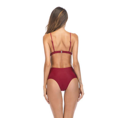 

Women High Waist Bikini Set Push Up Bra Ladies Swimsuit Bathing Suit Swimwear