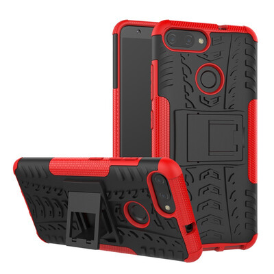 

Fivice Asus zenfone max plusM1ZB570TL Case TPU anti-fall tire pattern back clip bracket phone case