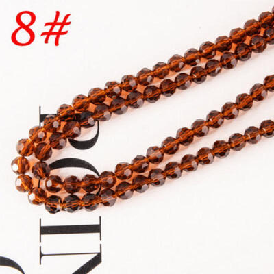 

Wholesale Crystal Glass Rondelle Faceted Loose Spacer Beads DIY 6mm Bracelet New