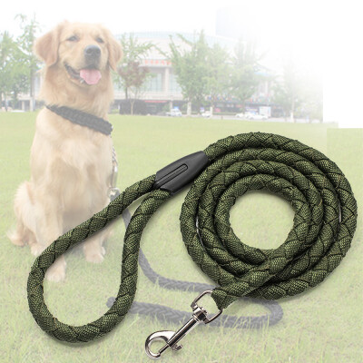 

Nylon Dog Leash 5ft Long Walking Dog Rope Metal Clasp Dog Chain Traction Rope for Medium Dog Training Walking Outside